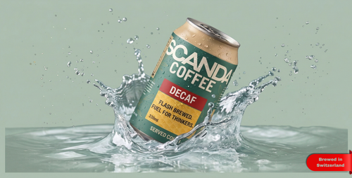 a can of decaf coffee