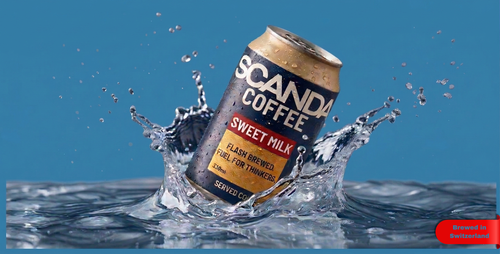 a can of coffee with sweet milk and sugar