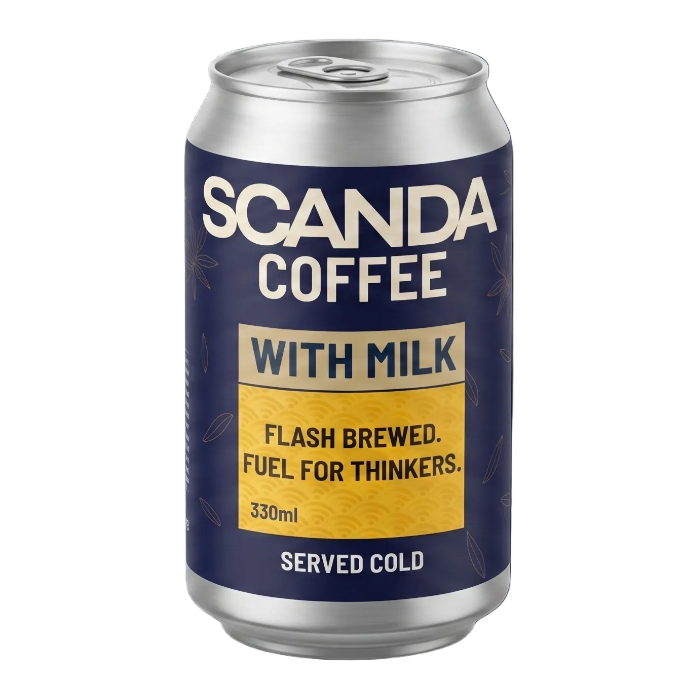 Scanda coffee with milk - clean